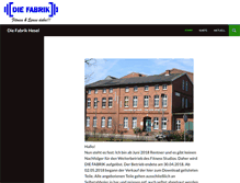 Tablet Screenshot of die-fabrik.de